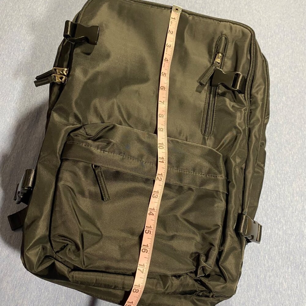 Durable Black Nylon Backpack With Multiple Pocket… - image 5